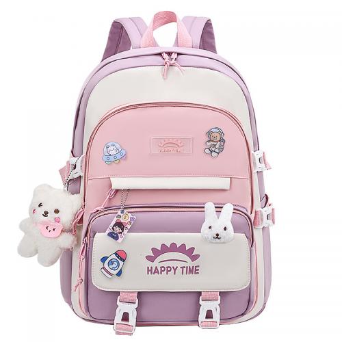 China Custom Primary Students School Bags Backpacks with High Quality Waterproof Fabric Grade 1-3